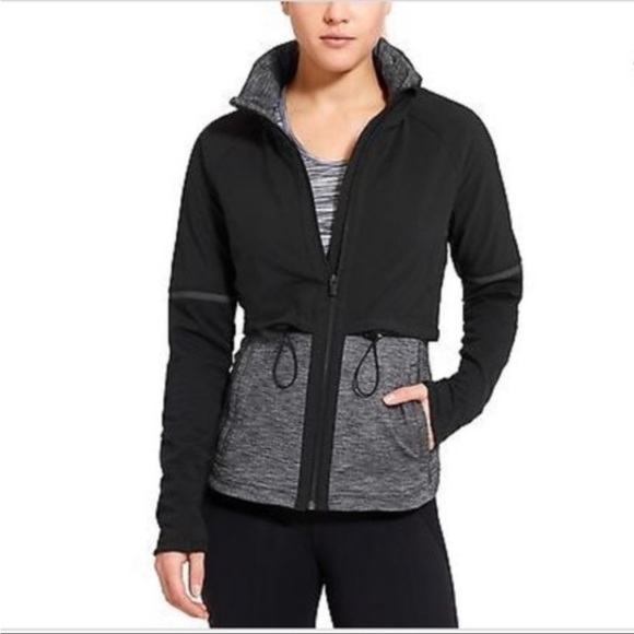 Athleta Jackets & Blazers - Athleta Quick Step Zip-Up Hoodie Reflective Light Jacket